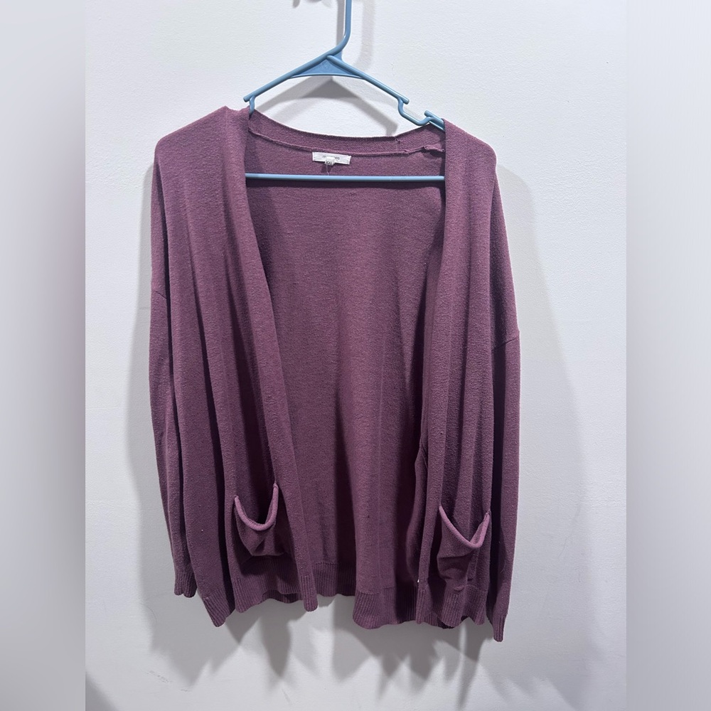 Maurice’s open sweater